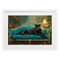 Stupell Industries Exotic Lounging Panther Framed Print Under Glass, design by Tina LeCour